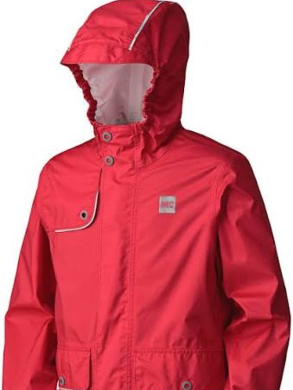 MEC Reflective Rain Jacket - size 12